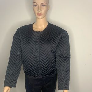 Black Chic Wish, crop puffer jacket